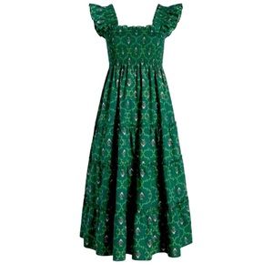 Hill House Emerald Floral Maxi Dress
